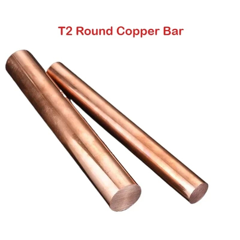 High Quality Red Copper Round Solid Rod Bar Copper Rod  Diameter 10/12/14/15/16/18/20mm Brass Stick T2 Copper Bar