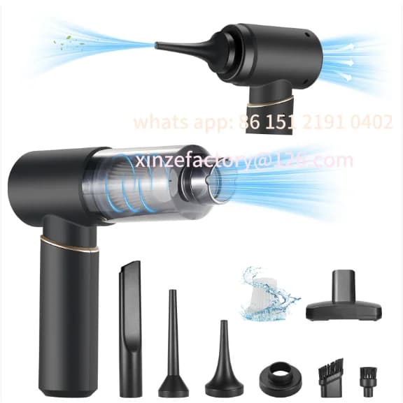 Customizable car small high-power car vacuum cleaner wireless handheld suction and blowing integrated household car dust blower