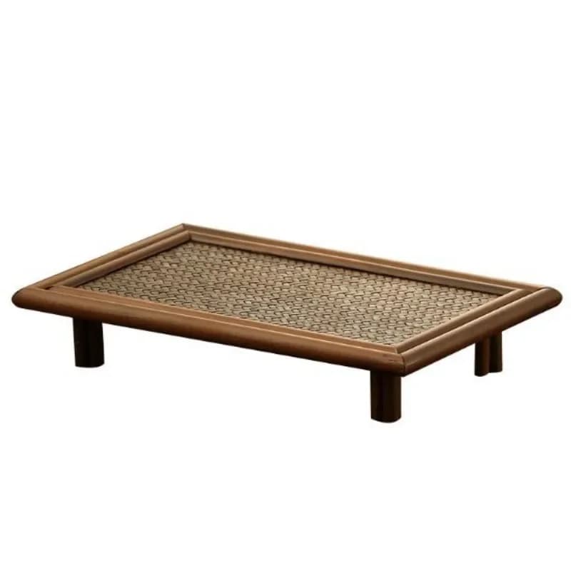 Small tea table made pot bearing, kung fu tea set, bamboo tea ceremony accessories,  tray, dry brewing table