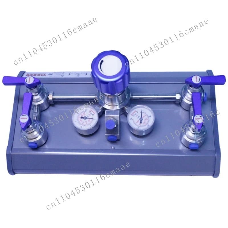 SS316L High Pressure Semi-automatic Gas Control Panel Manifold System Conversion System Pressure Control Panel