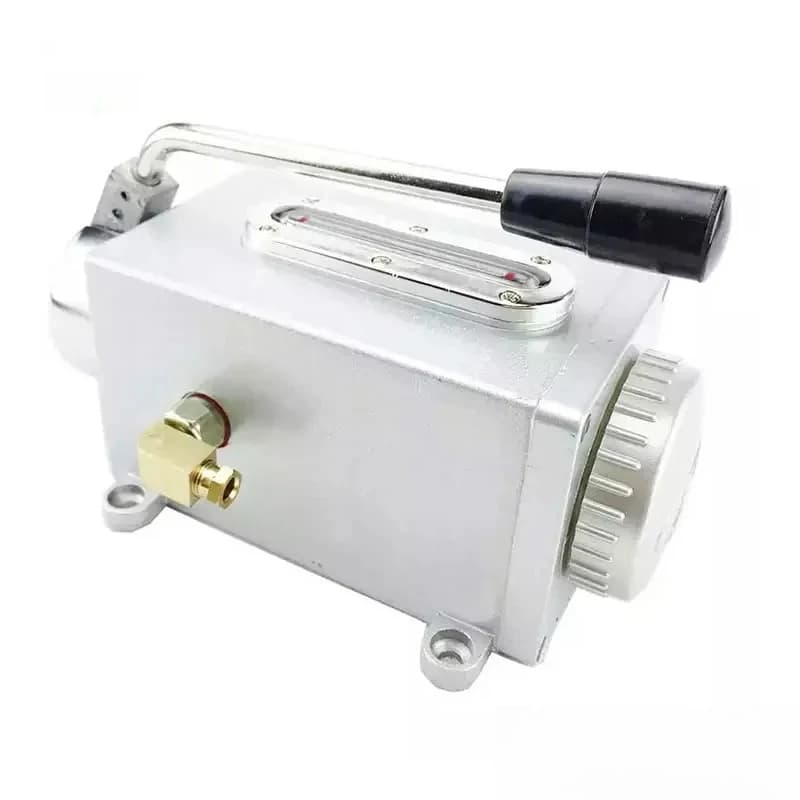 Compact Handy Press Manual Oil Pump Hand Operated Lubricator Y-8 for Lathe CNC Machine Tool Central Lubrication