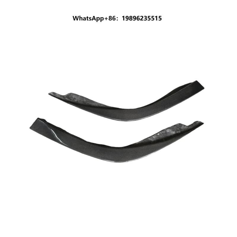 The original equipment manufacturer style of F8 body kit features a carbon fiber front bumper, front spoiler, and front lip
