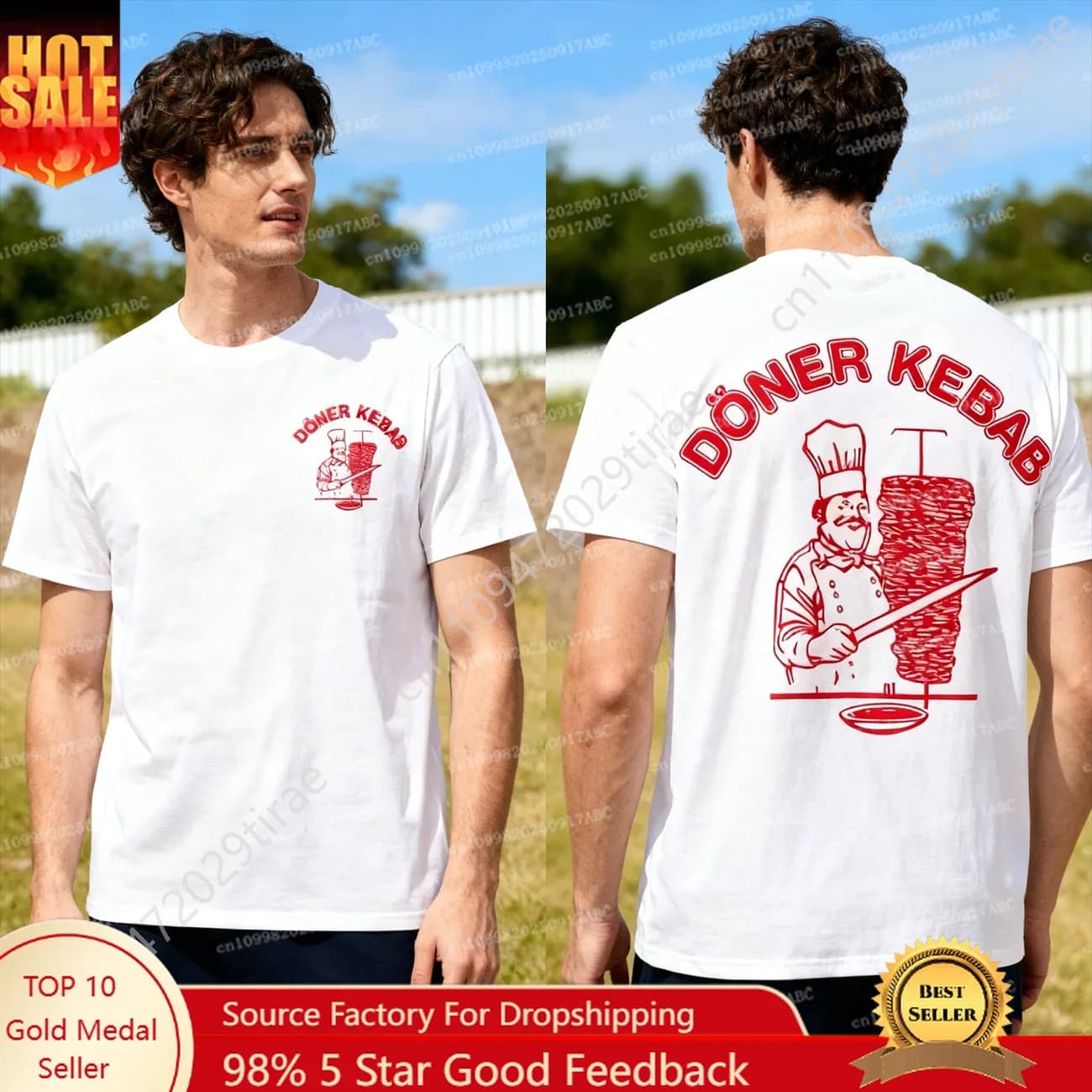 New Doner Kebab T Shirt Graphic Kid T-shirt Men Cotton Oversized T-Shirts Gothic Harajuku Summer Unisex Women Tshirt Streetwear