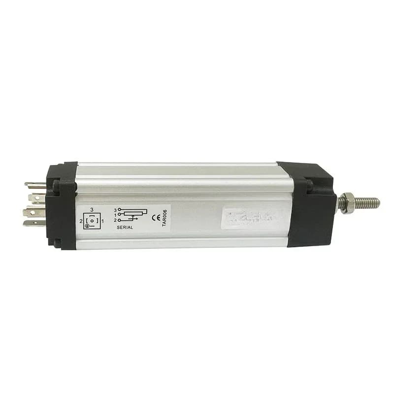 Sensor contact type, tie rod type linear displacement