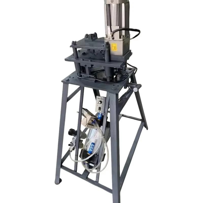 Aluminum punching machine Simple aluminum door and window hinge drilling machine