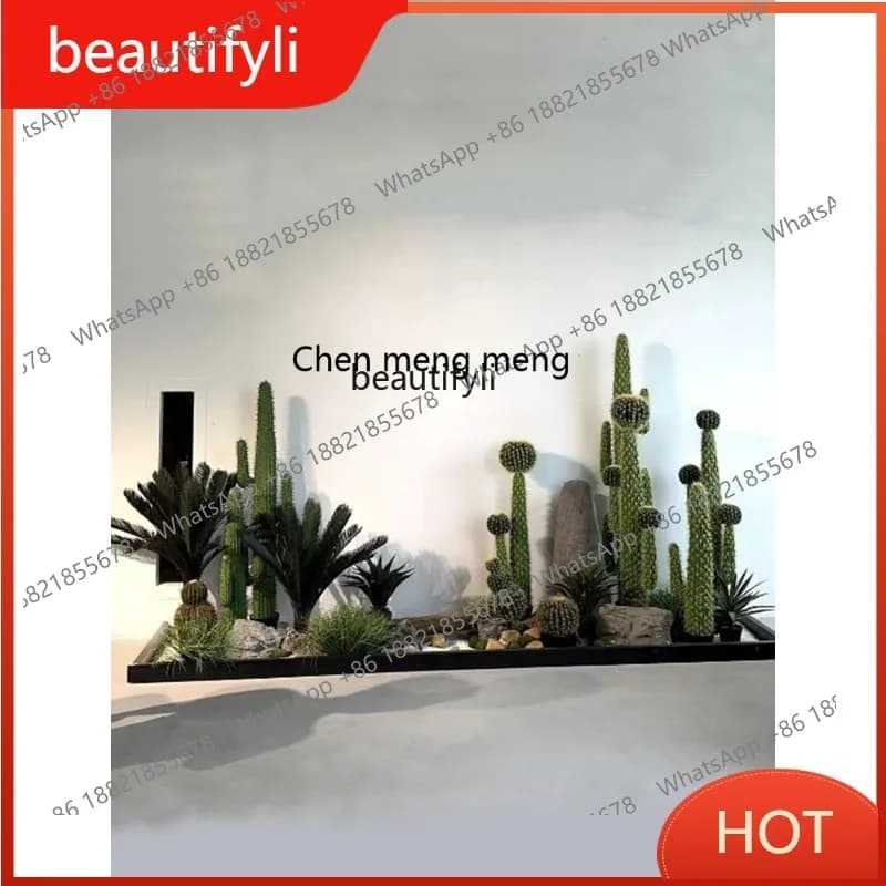 A85 Simulation Cactus Large Desert Plant Creative Micro Landscape Green Plant Floor Ornaments