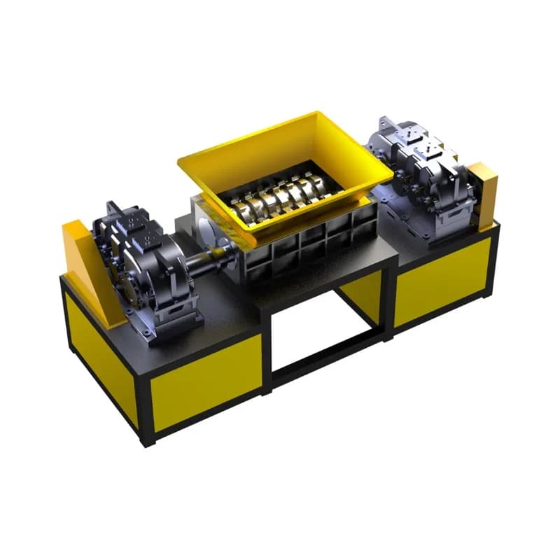 Shredder, electric vehicle, E-type crusher, motorcycle, copper, aluminum, metal, iron drum, scrap iron crusher