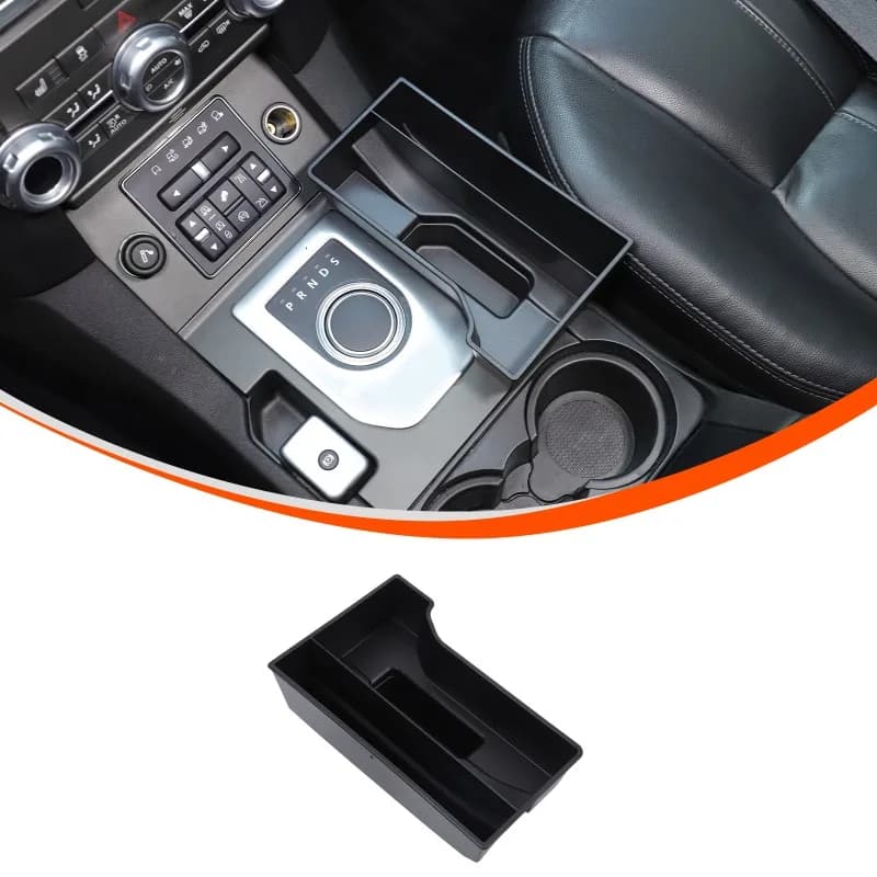 ABS Center Console Storage Box tray for 2013-2016 Land Rover Discovery 4  car Interior Organizer Accessories