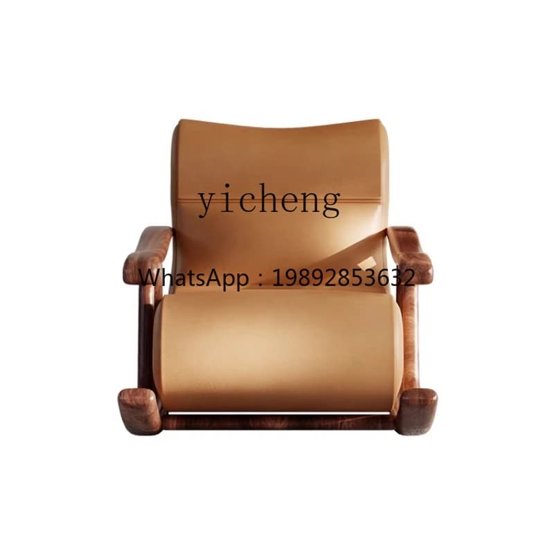 ZZZf Lazy Sofa Single Rocking Chair Recliner Home Leisure Light Luxury Living Room Autumn and Winter Leisure Chair
