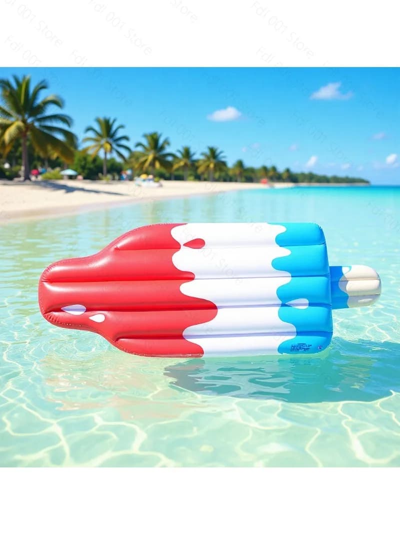 Spot Children's Inflatable Floating Row Family Toys Cartoon Large Floating Bed Red Wine Champagne ShapingIsland Inflatable
