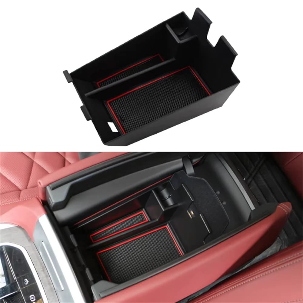 For BMW X5 G05 X6 G06 X7 G07 2019-2021 Console Tray Car Armrest Box Storage Organizer Tray for Vehicle Interior Accessories