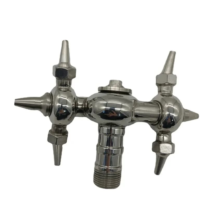 304 stainless steel horn rotary cleaning ball Sanitary horn washer Threaded rotary cleaning ball outer wire