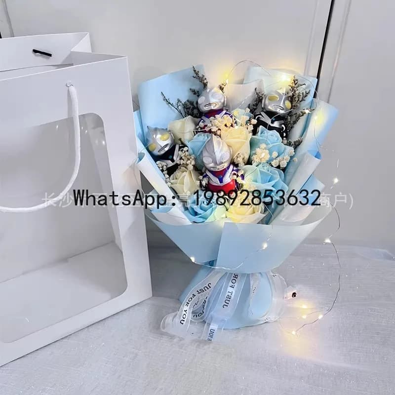 ZZ bouquet doll to send boys and girls boys children birthday gift boyfriend New Year creative graduation