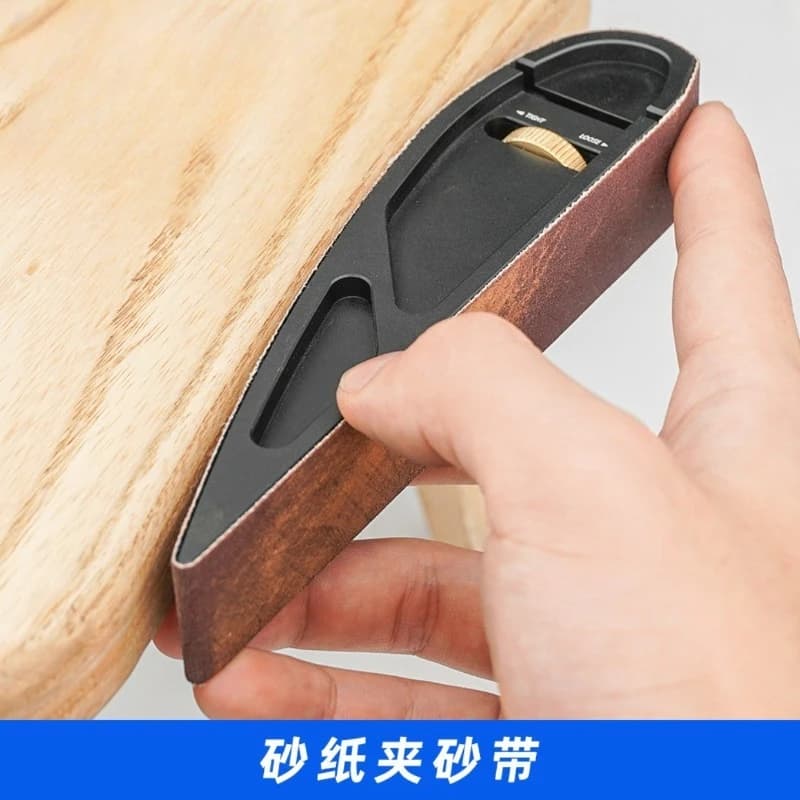 Portable Adjustable Sanding Frame, Hand Curve Polishing Sanding Board Woodworking Sand Holder Tool