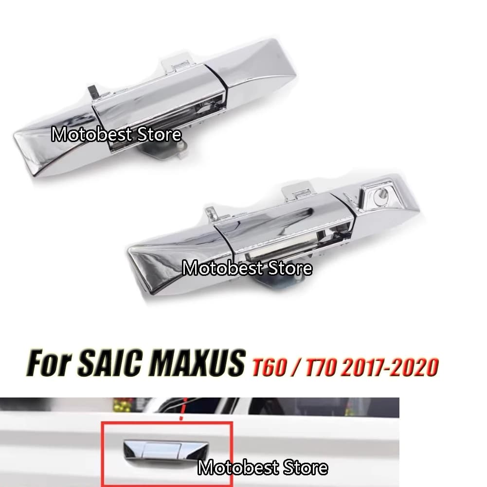 Pickup Trunk Door Rear Compartment Handle Rear Bucket Handle Tailgate Handle For SAIC MAXUS T60 / T70 2017-2020