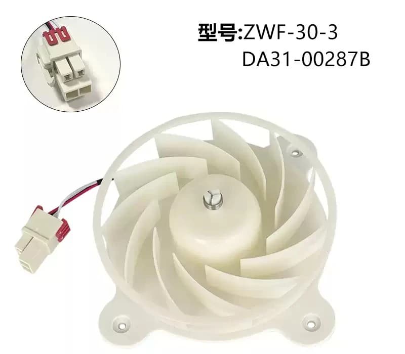 1. DA31-00287B Refrigerator Evaporator Fan Motor Freezer Cooling Fan Replacement Spare Parts