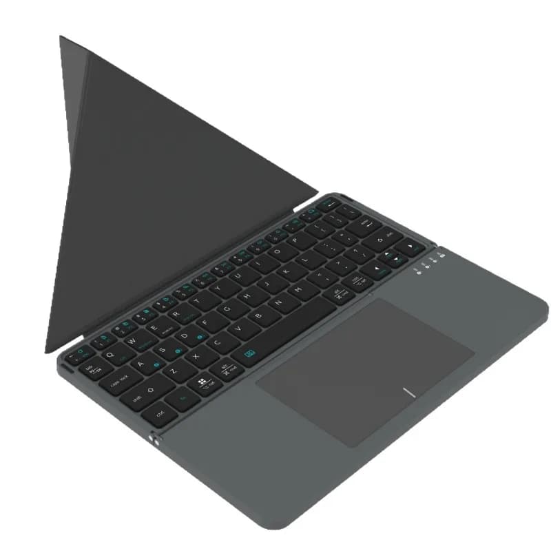 Folding bluetooth keyboard with touchpad tablet notebook folding keyboard
