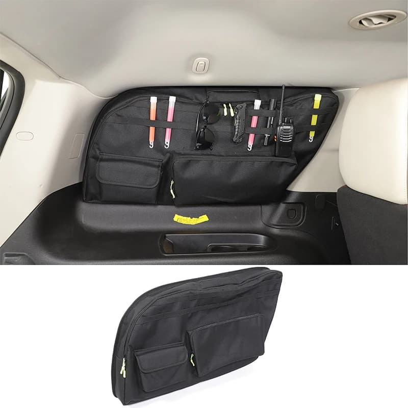 For Cadillac Escalade 2007-2014 Automotive Trunk Side Window Bag Oxford Cloth Automotive Interior Storage Accessories