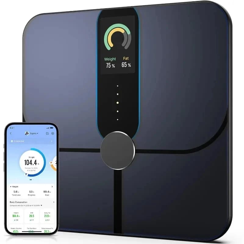 Body Scale TFT LCD Rechargeable HSA Body Metrics Weight Scale