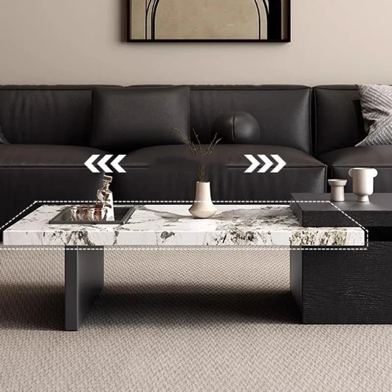 Japanese Moving Coffee Table Unique Minimalist Designer Side Table Luxury Living Room Service Kaffee Tische Salon Furniture