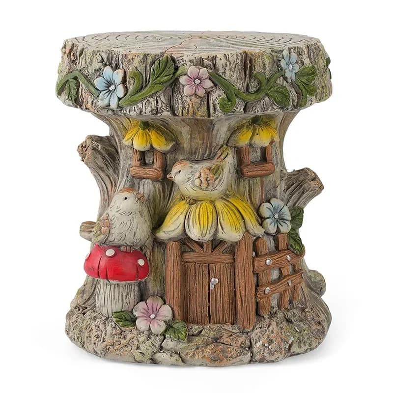 for Simulation Animal Modeling Stump Stool Outdoor Garden Balcony Courtyard Decoration Ornament Flower Pot Flower Stand Base