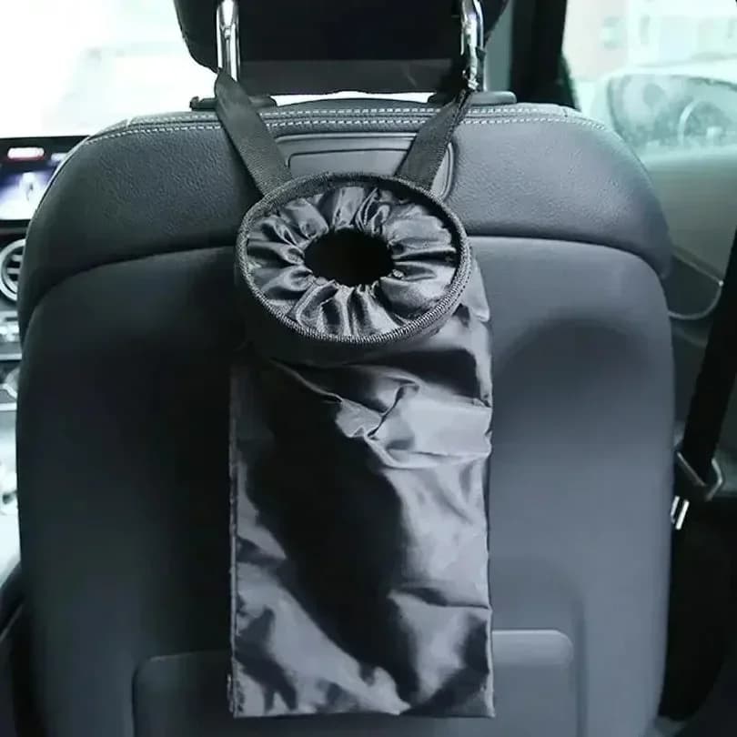 2PCS Car Seat Back Trash Holder Hang Litter Bag Garbage Storage Rubbish Container Oxford Cloth Car Waste Bins Cleaning Tools