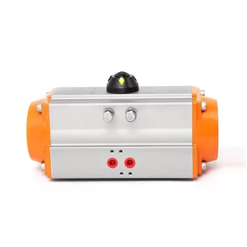 Youli aluminum alloy actuator adopts butterfly valve ball valve spring return double-acting large torque pneumatic actuator