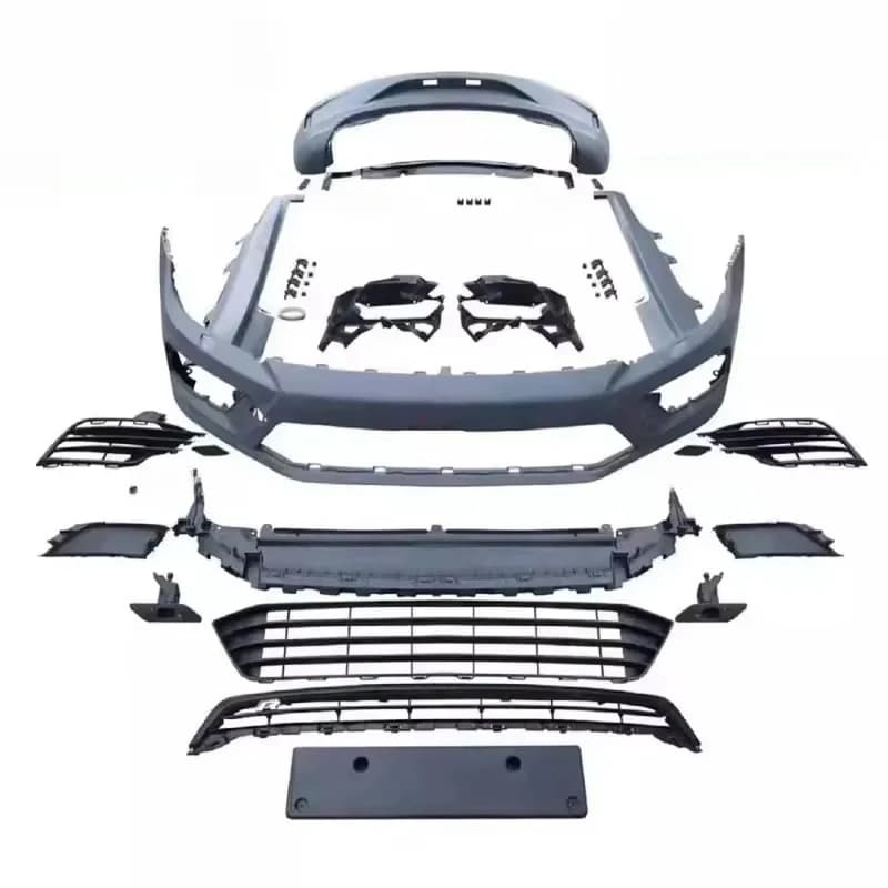 High Quality Body Kit Front Rear Bumper Grille Side Skirt Tail Throat Assembly For VW Scirocco 2009-2015 Modification Accessorie