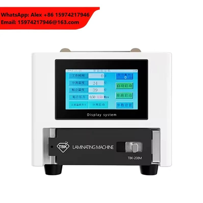 TBK208M 3 In1 LCD Screen OCA Laminating Separating Bubble Remover Separator Machine With Built-in Air Compressor And Vacuum Pump