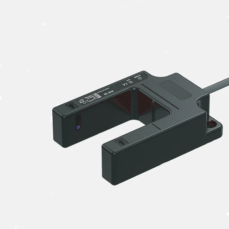 24V U-type optical sensor amplifier infrared photoelectric switch sensor NPN PNP with 30mm detection distance
