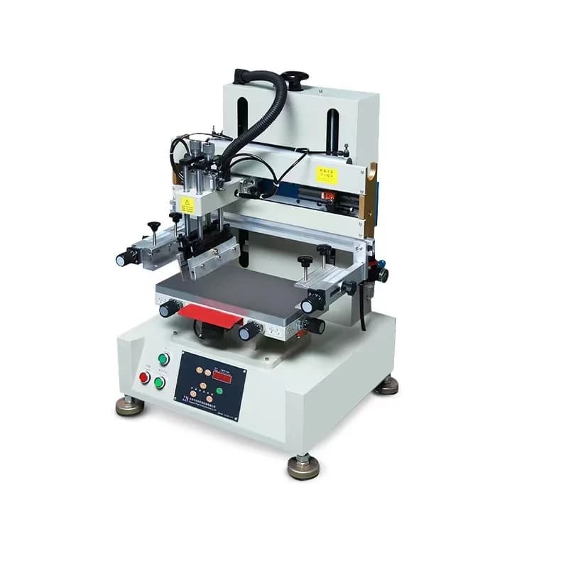 High Precision Semi-Automatic Screen Printing Machine New Desktop Model for Flat Screen Trademark Labels for Cloth Motor