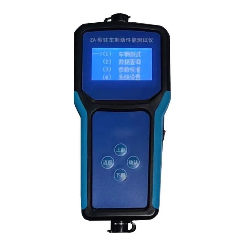 Vehicle testing station 10-ton tension gauge ramp parking brake performance tester