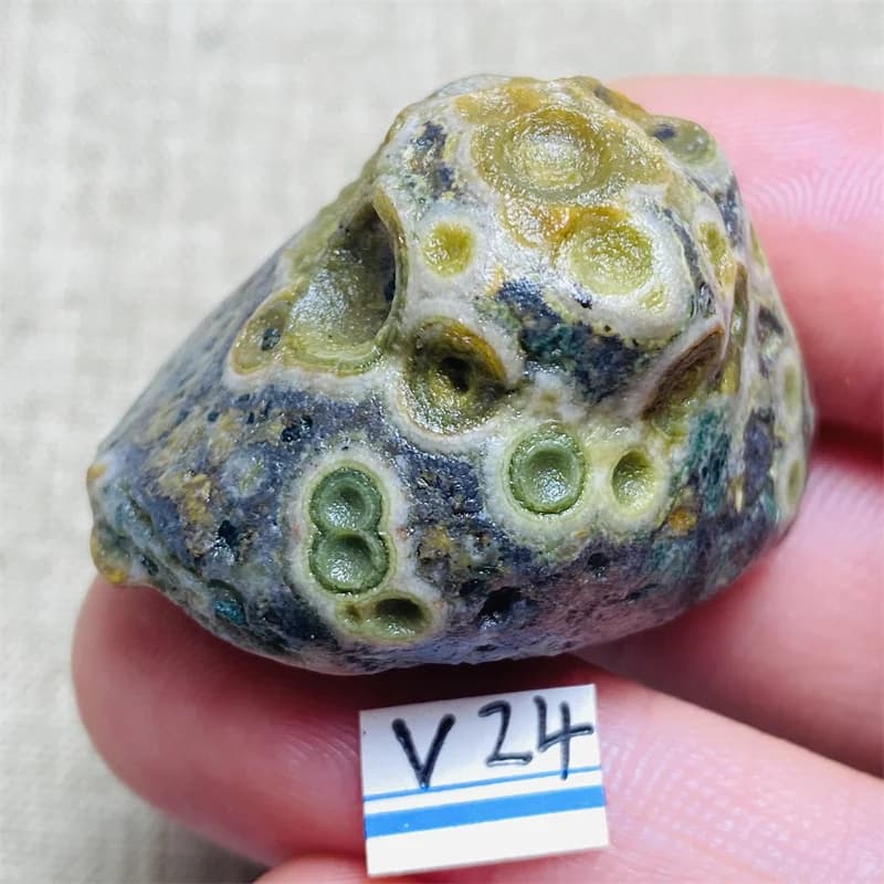 Natural Gobi Alxa Agate Mineral Specimen Energy Chakra Gem Crystal Healing Christmas Decoration Gift