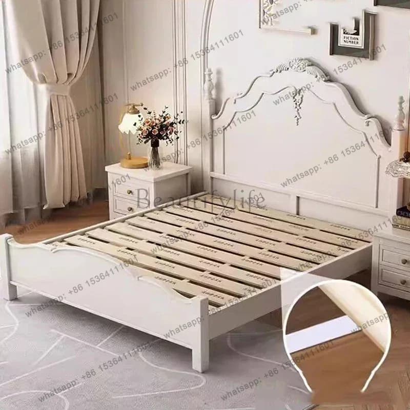 European Luxury Massage Bed Bedroom Frame Queen Double Modern Safe Floor Design Bed Sleeping Platform Beliche