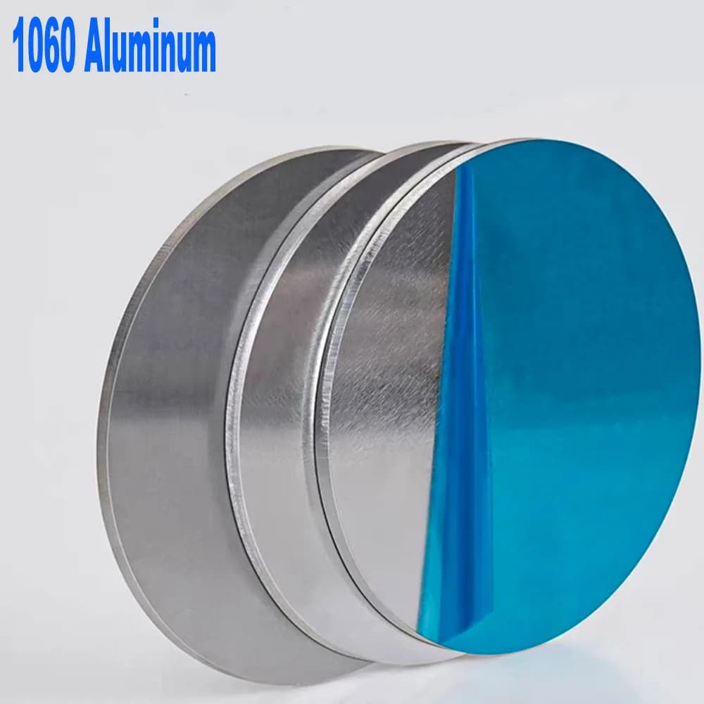 1060 Aluminum Round Disc Dia 50-300mm Thickness 0.5-10mm Circular Metal Sheet For DIY Hand Crafts
