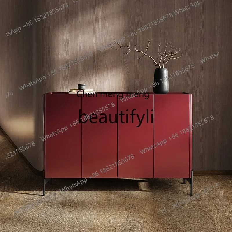 N178 G  Liht luxury shoe cabinet Entry door cabinet Four doors Entry door partition Decorative cabinet Minimalist