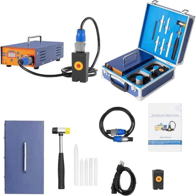 Car Paintless Dent Box Repair, 1380W Suitcase Tool Magnetic Induction Auto Body  Machine Suitable for Auto Repair Shops
