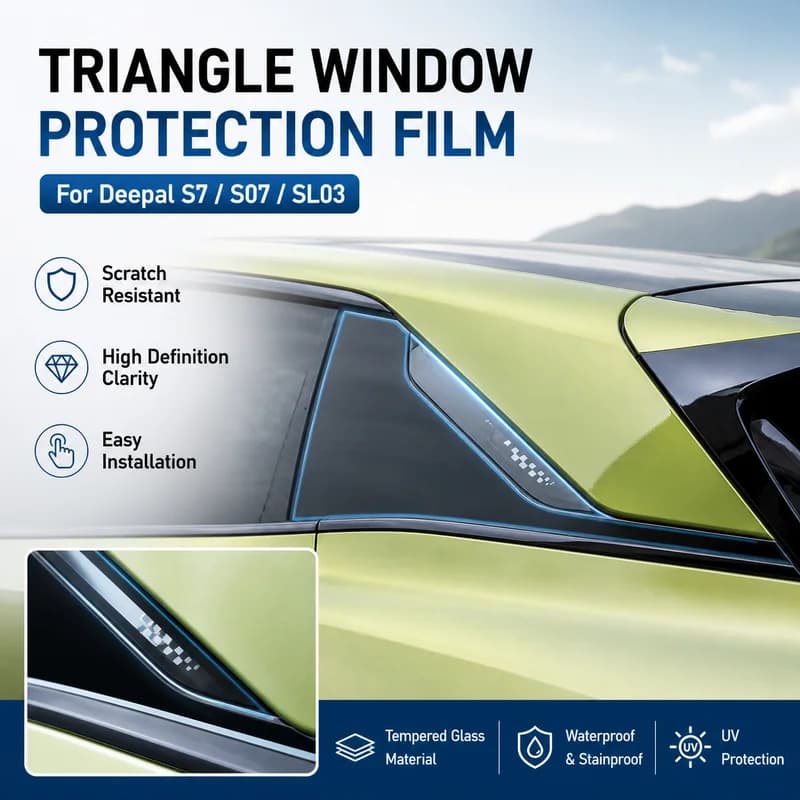 2024 For Changan Deepal S7 S07 SL03 Interior Protection Tempered Glass Center Screen Film Rear Triangle Window Film Modification
