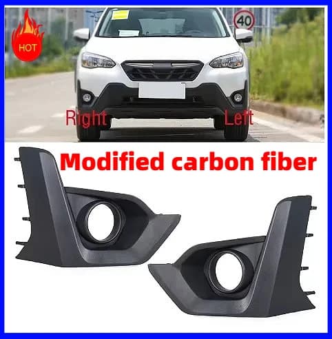 57731FL860 57731FL870 For Subaru XV Crosstrek 2021 2022 Left OR Right Front Grille Fog Light Cover Fog Lamp Bezel Cap