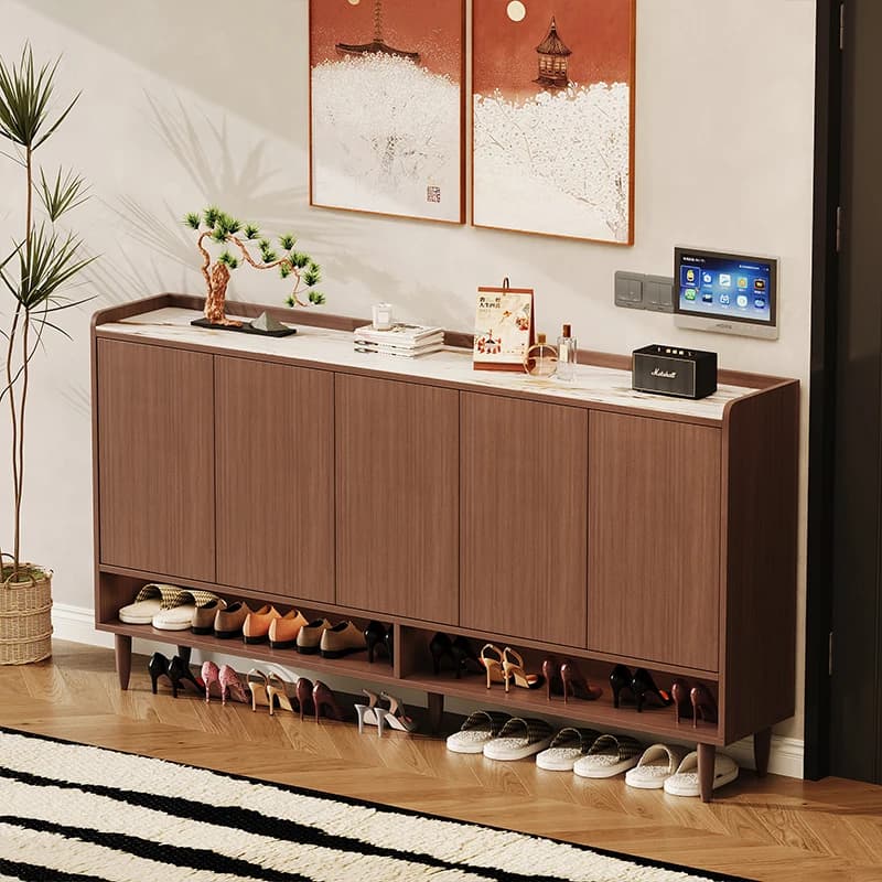 Living Room Vintage Shoes Rack Wood Luxury Space Saving Shoe Rack Storage System Muebles Para El Hogar Cabinet Furnitures