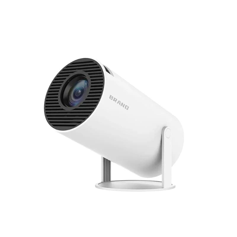 New Mini HY300Pro + 170 Ansi Bright Shadow Instrument 720P 4k WIFI6 Smart Projector BT5.4 Android 14.0 Game Light Emitting Diode