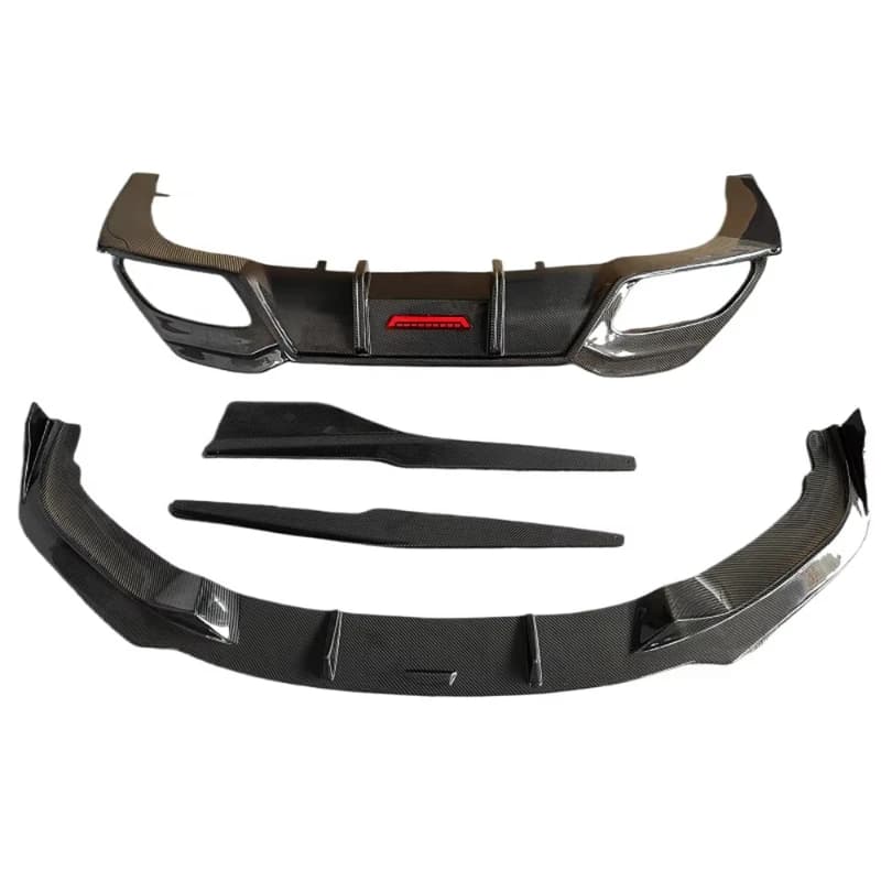 carbon fiber TK style body kit for 8 Series G14 G15 G16 including front bumper side skirt rear diffuser