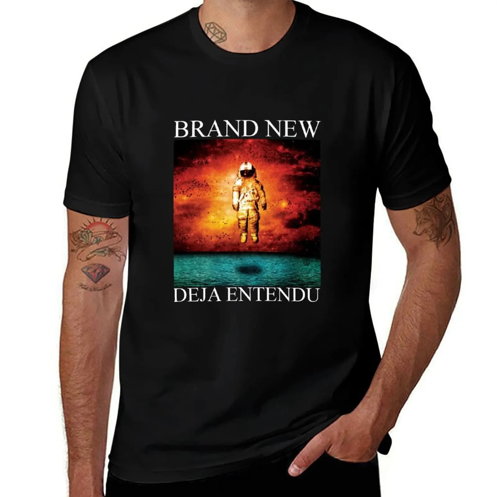 Brand New Deja Entendu T-Shirt Fashion Pattern Printed Tee Shirt T-Shirt