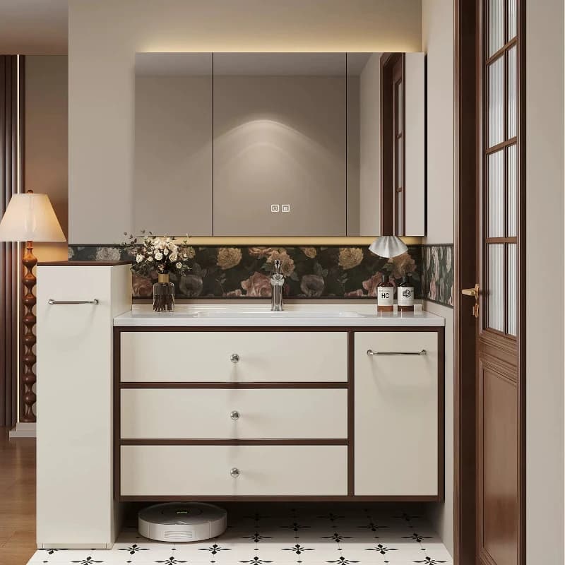 European Modern Bathroom Mirror Cabinet Organizers Space Saving Bathroom Cabinet Multiple Purpose Szafka Do Lazienki Furniture