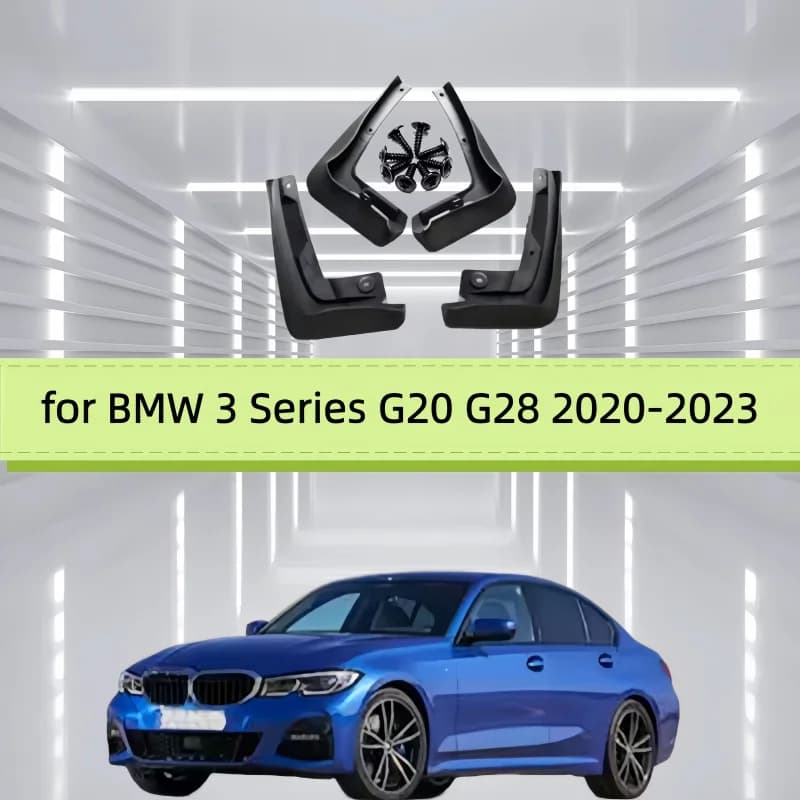 Mudflaps Mudguards Fit for BMW 3 Series G20 G28 2020-2023 2021 Mudguards Tire Fenders Mud Flaps Wheel Guards Accessories 4x Tyre