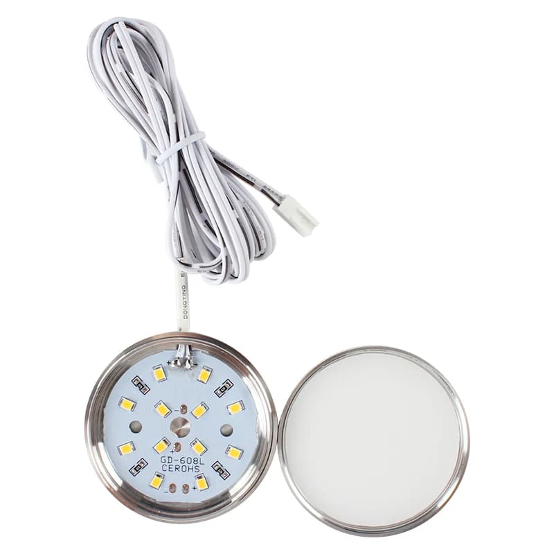HEYRV Modern Design 10Pcs/Set 12V LED Cabinet Lights Including 12 Pcs Super Thin 12V LED Light