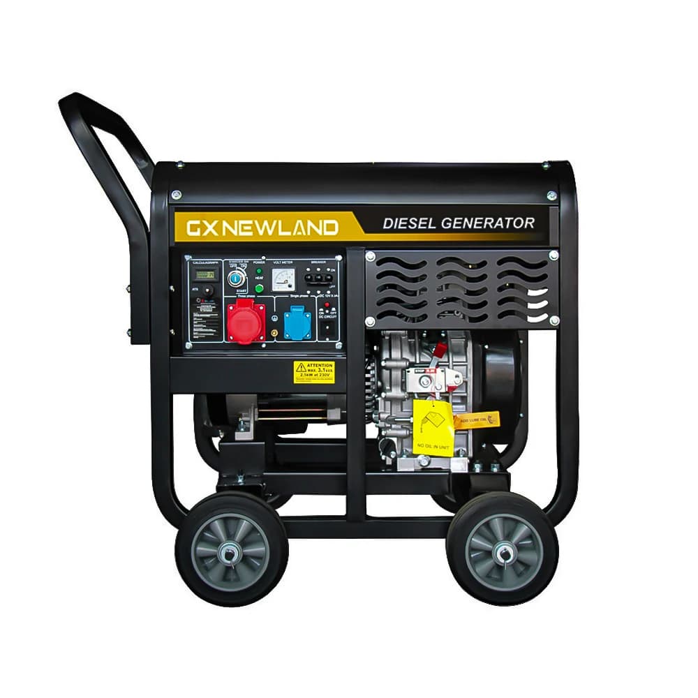 8KW 230/400V 50Hz Open Frame Diesel Generator With ATS 10 KVA 3-Phase Remote Control Battery Generator For Sale