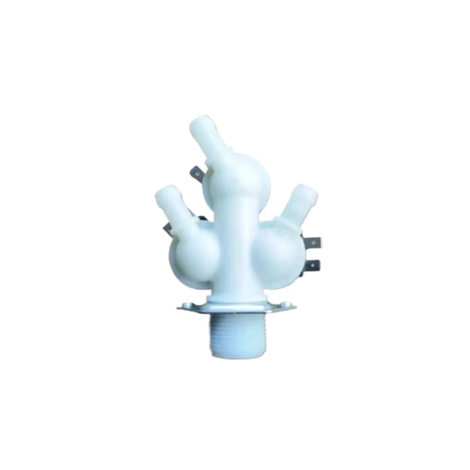 High quality 24v washing machine hose washing machine parts electric solenoid valve 3-way water inlet