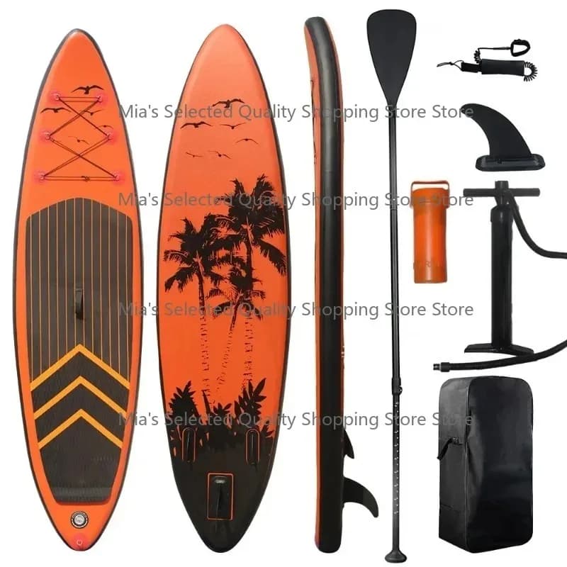 PVC Material EVA Slip Pad Inflatable Water Surf Board Outdoor Camping Sup Paddle Board Water Surfing Board Paddleboards