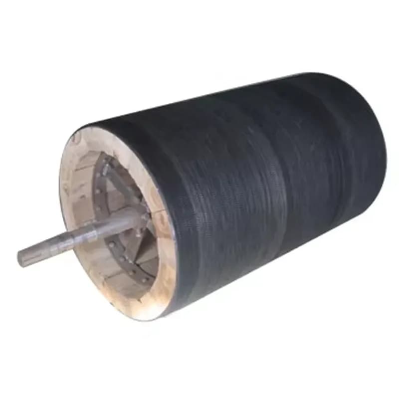 Manufacturer's Used White Cotton Waste Roller Drum Automatic Textile Machine Parts for Old Clothes Recycling Line